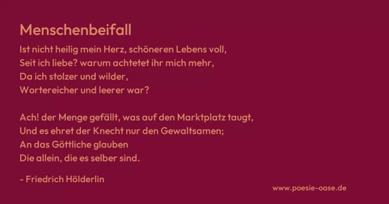 Menschenbeifall