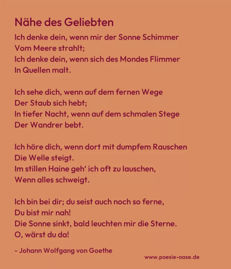 Nähe des Geliebten
