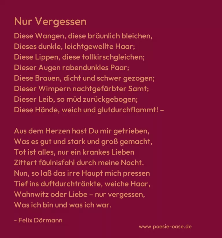 Nur Vergessen