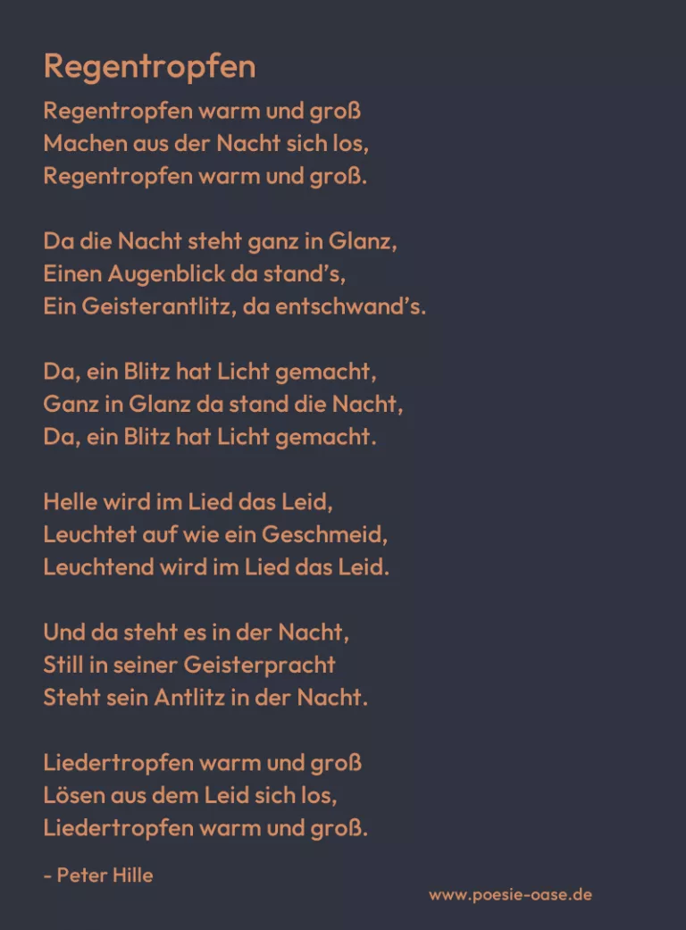 Regentropfen