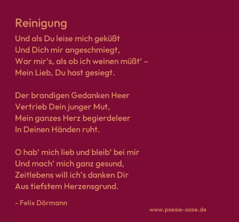 Reinigung