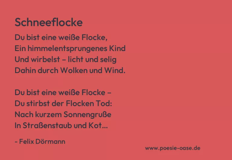 Schneeflocke