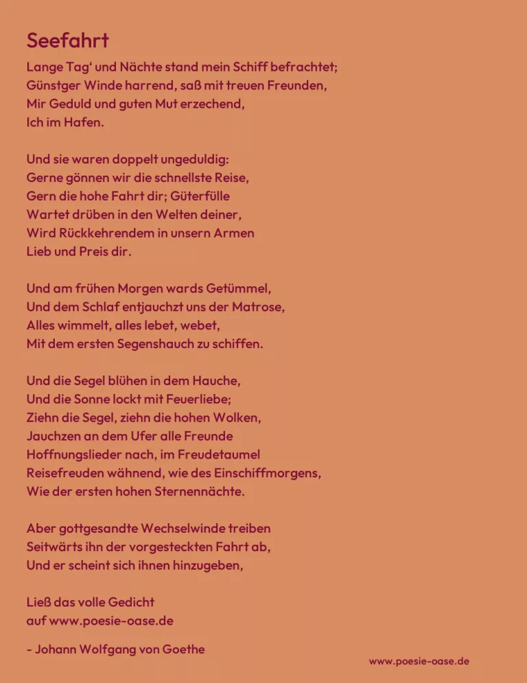 Seefahrt
