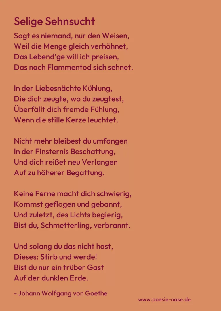 Selige Sehnsucht