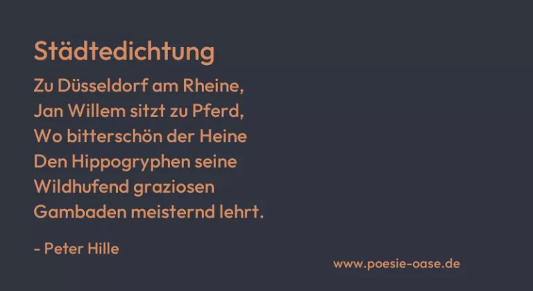 Städtedichtung