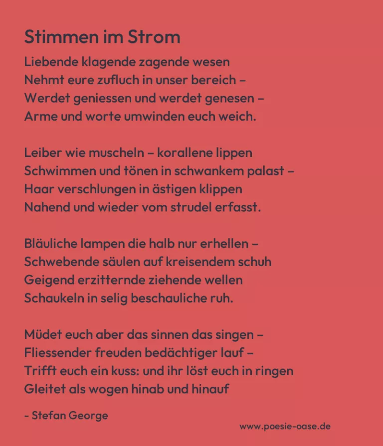 Stimmen im Strom