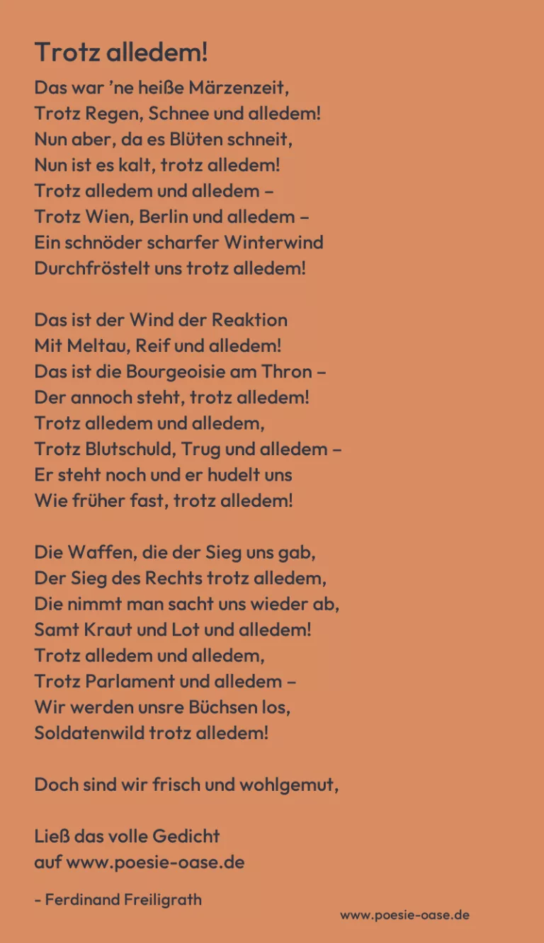 Trotz alledem!
