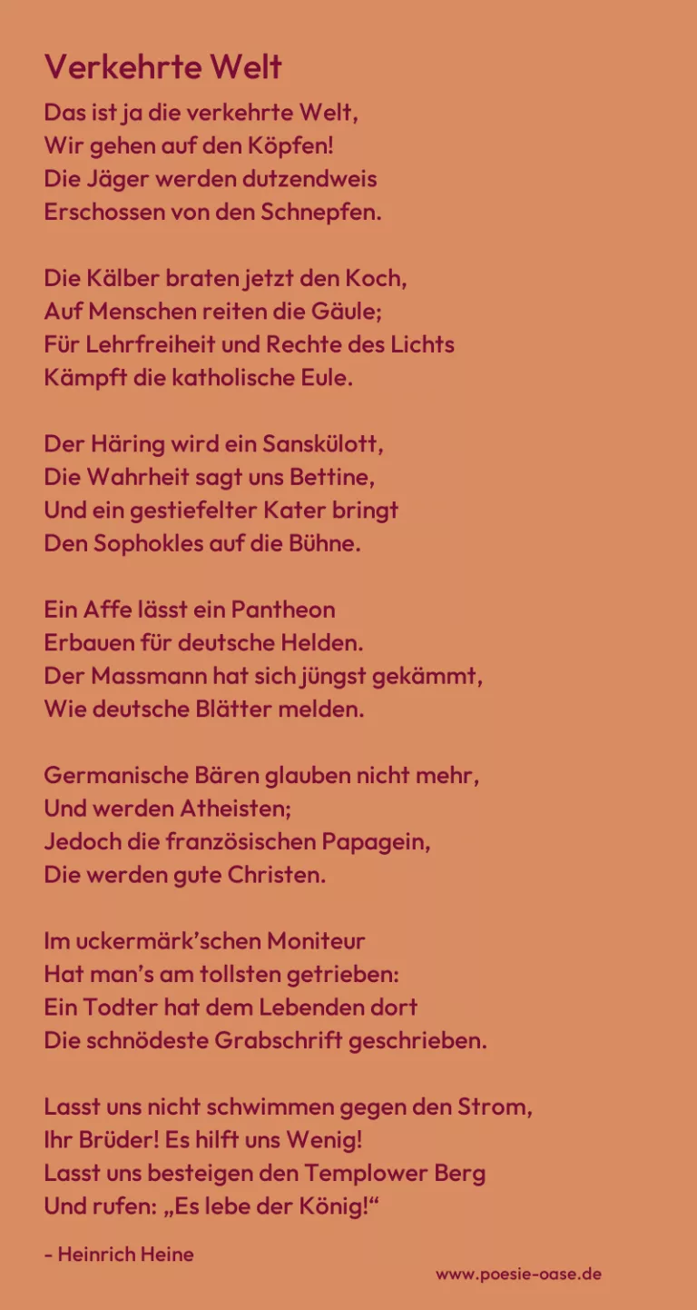 Verkehrte Welt