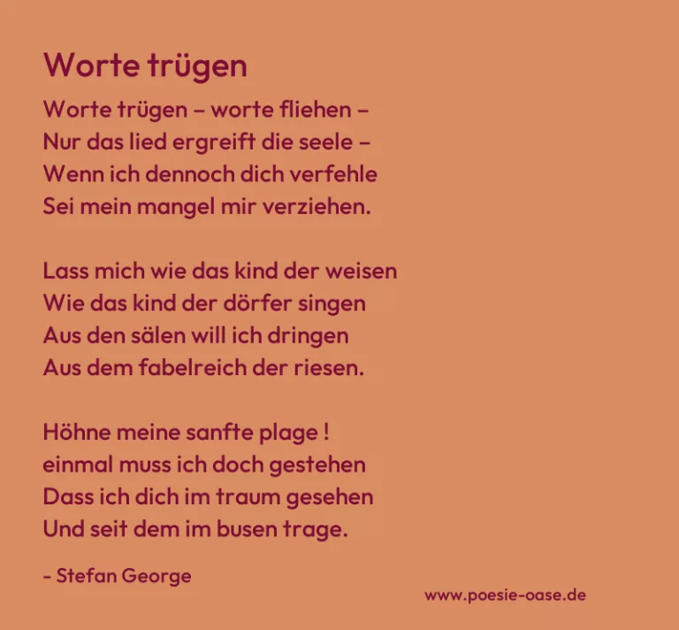 Worte trügen