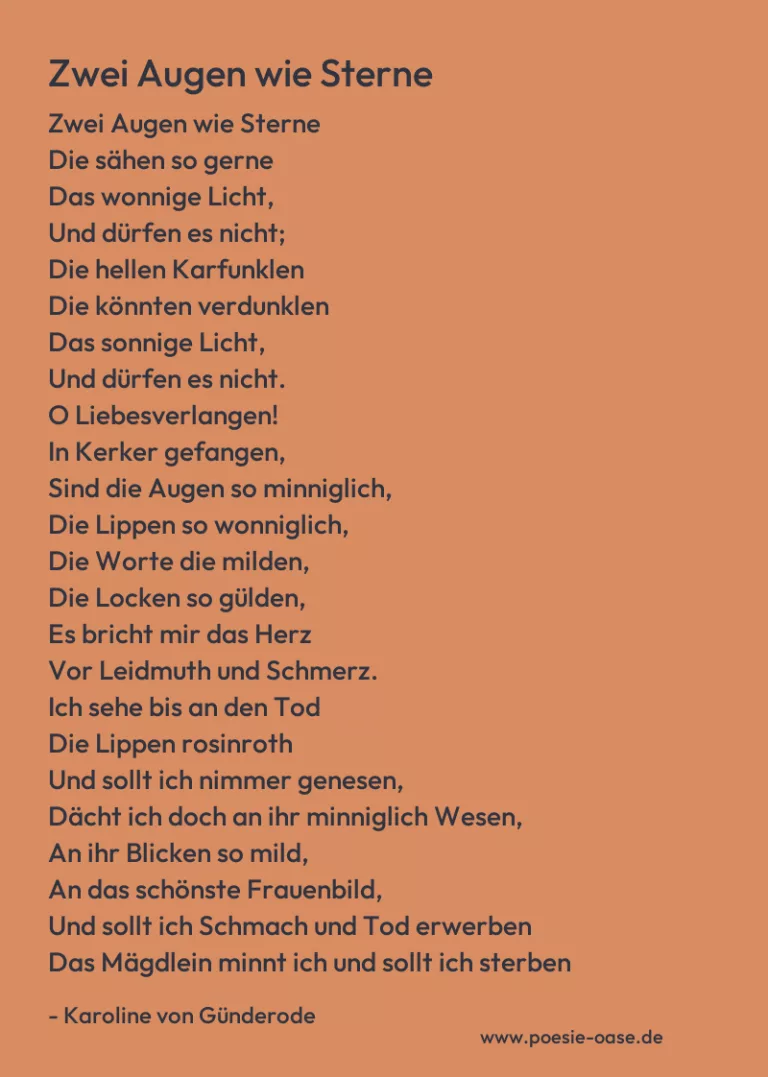 Zwei Augen wie Sterne
