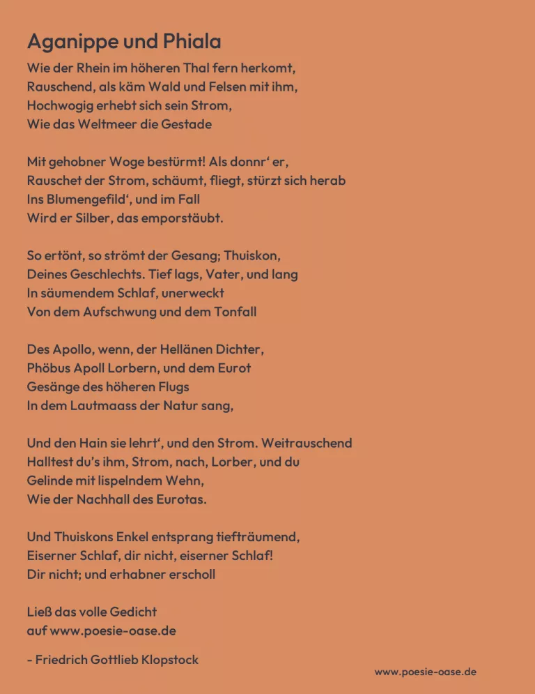 Aganippe und Phiala