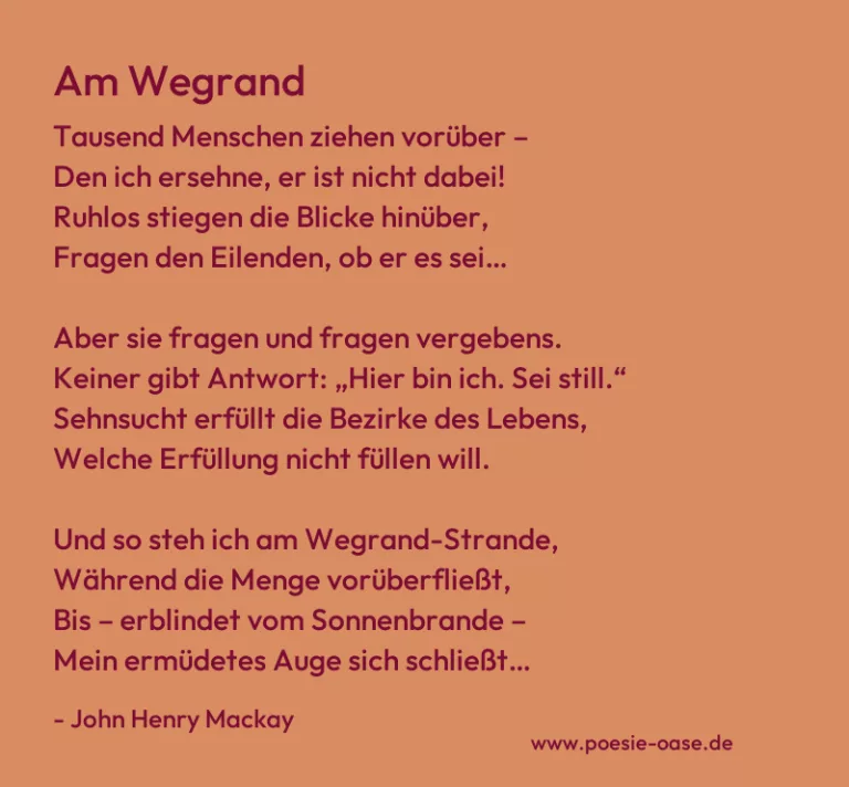 Am Wegrand