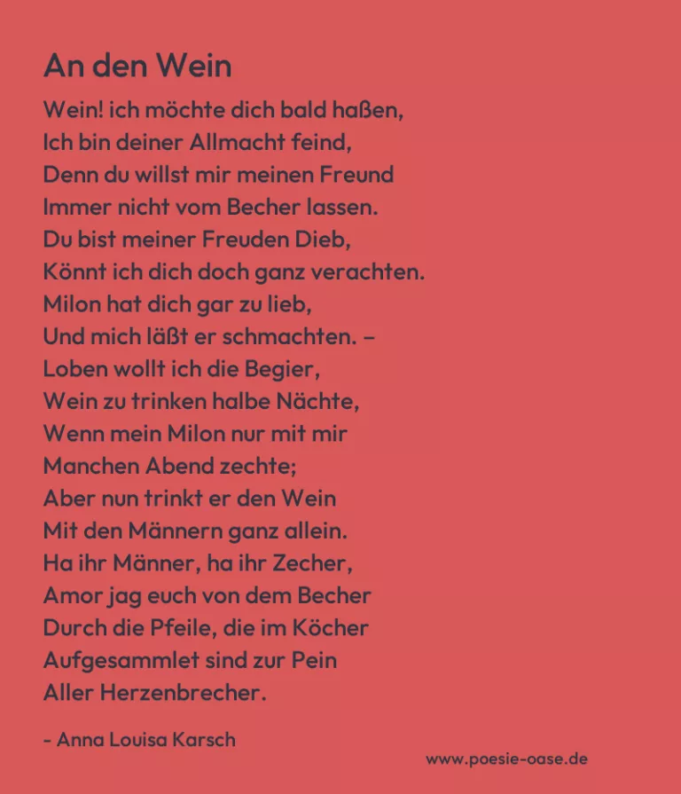 An den Wein