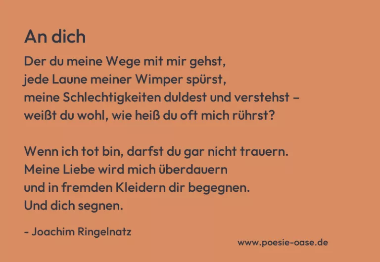 An dich
