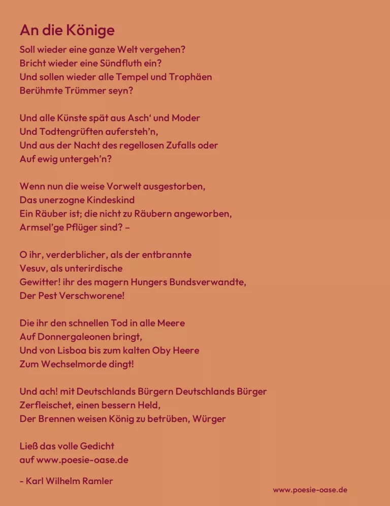 An die Könige