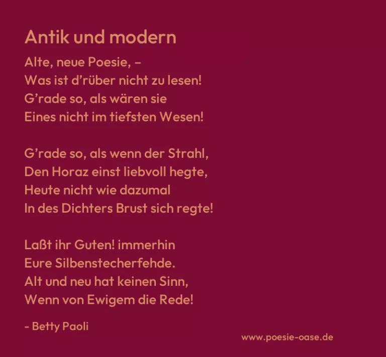 Antik und modern