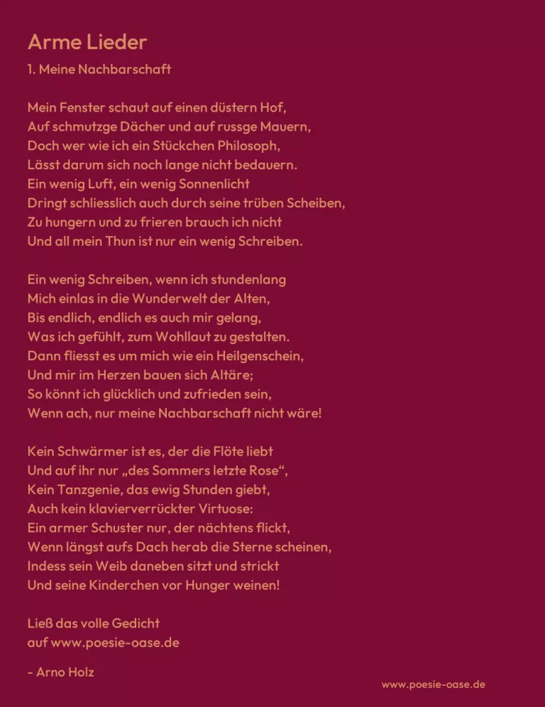 Arme Lieder