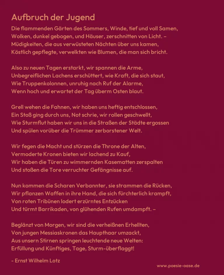 Aufbruch der Jugend