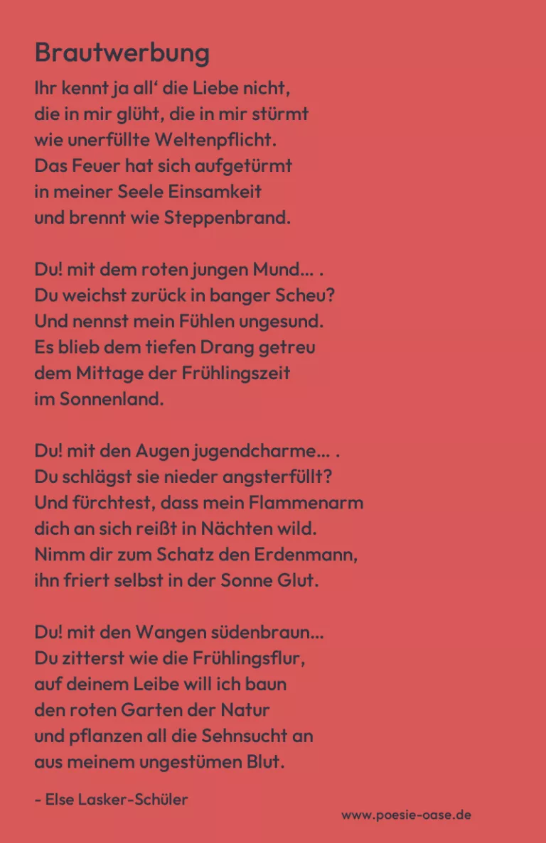 Brautwerbung