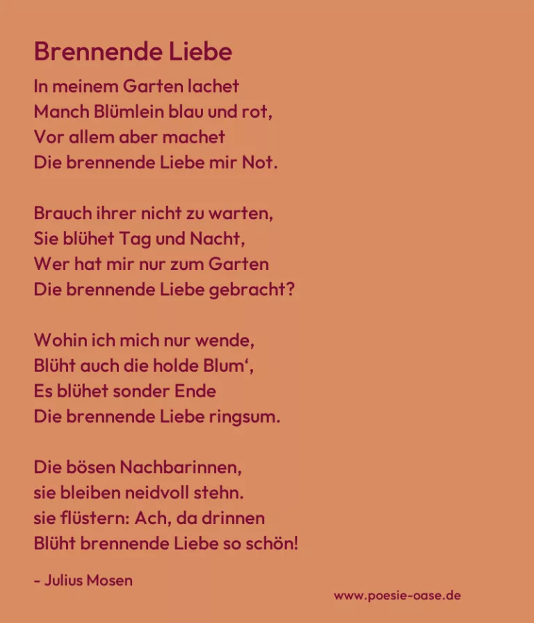 Brennende Liebe