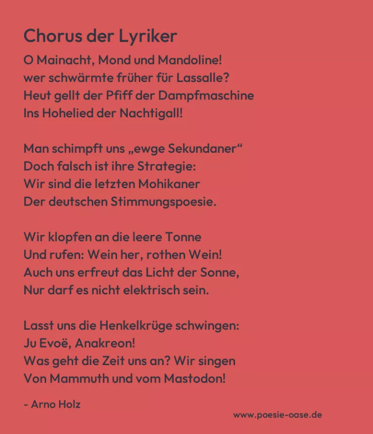 Chorus der Lyriker
