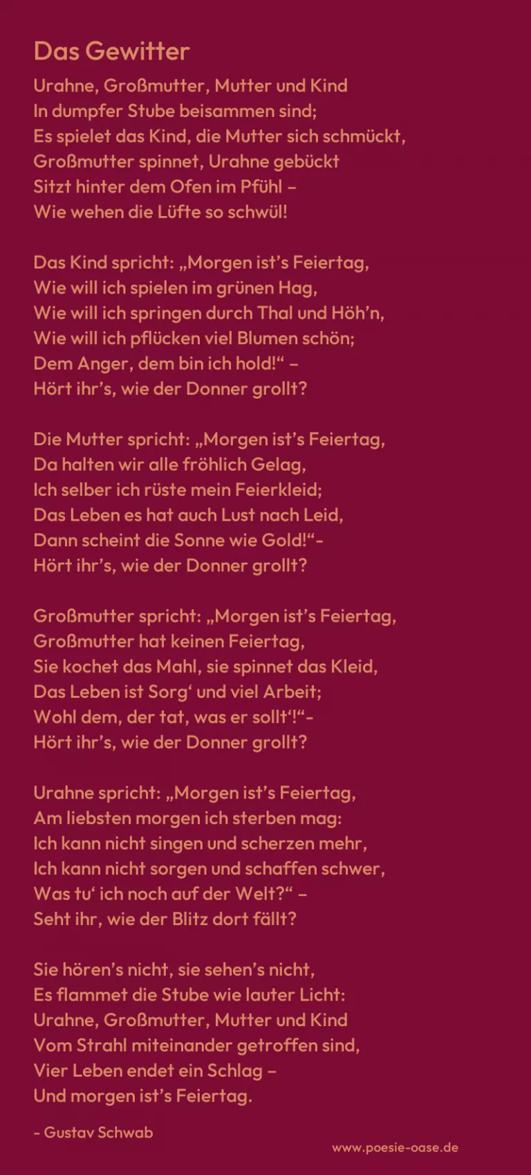 Das Gewitter