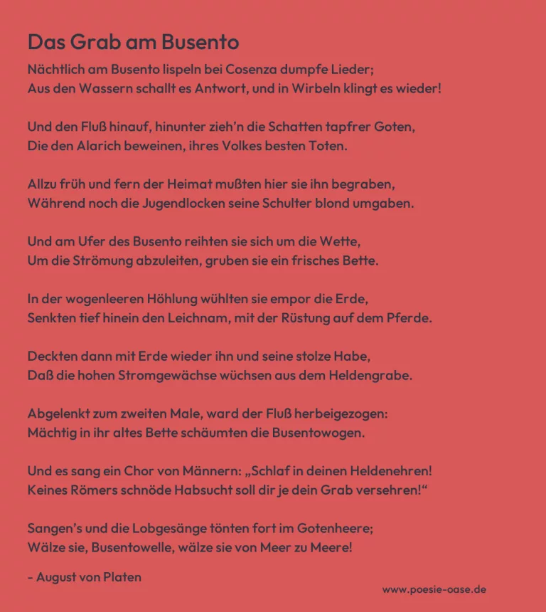 Das Grab am Busento