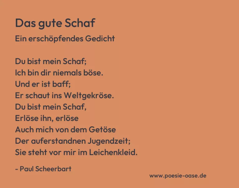 Das gute Schaf