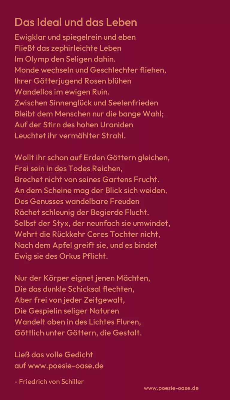 Das Ideal und das Leben