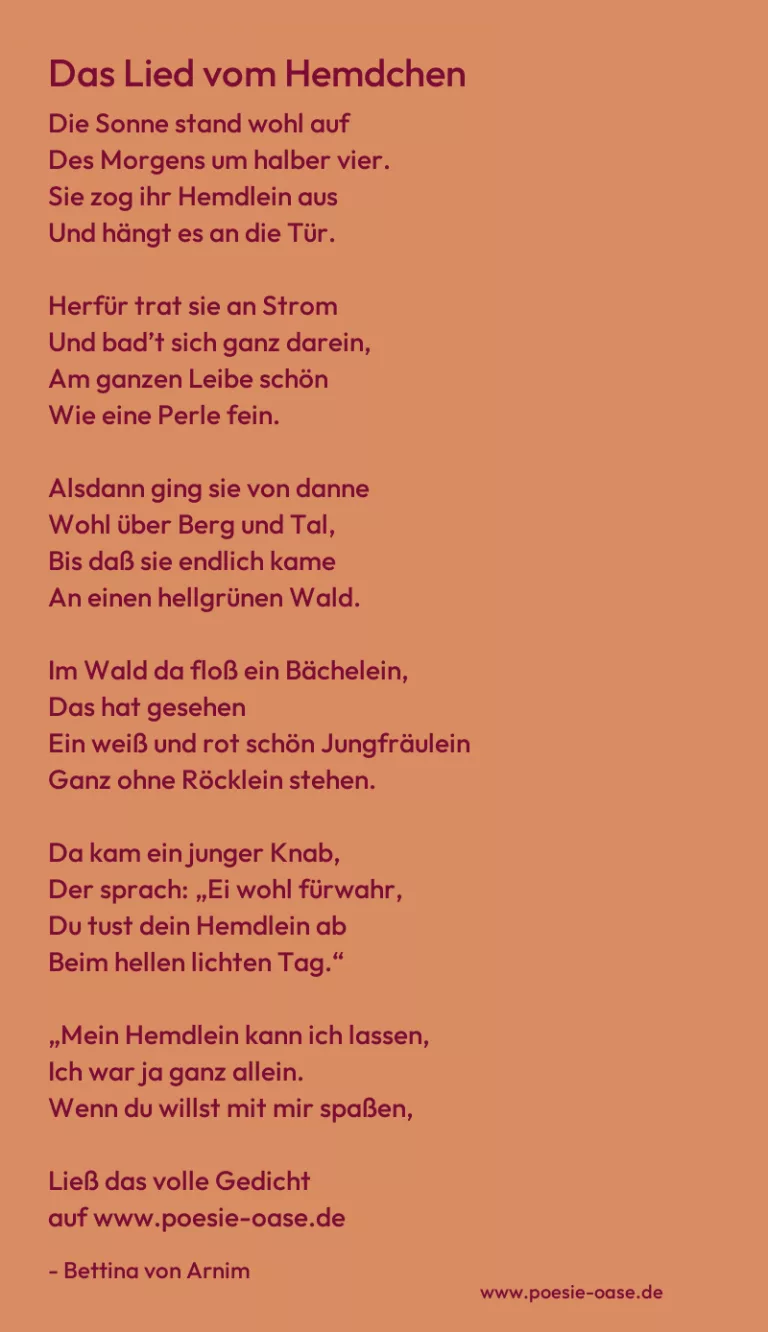 Das Lied vom Hemdchen