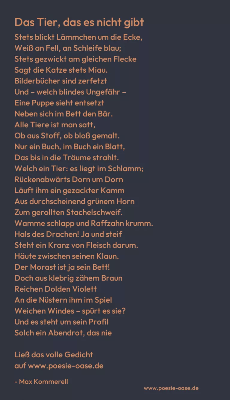 Das Tier, das es nicht gibt