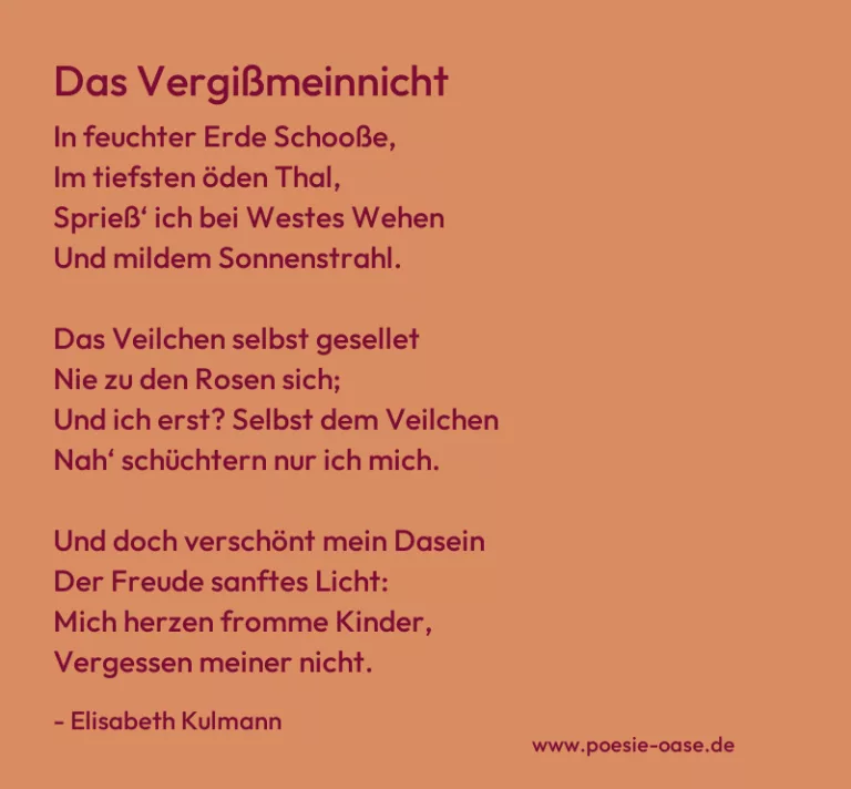Das Vergißmeinnicht