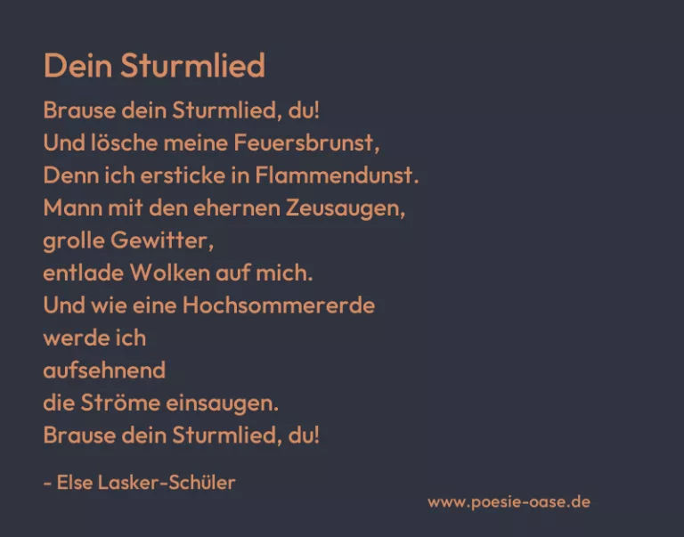 Dein Sturmlied