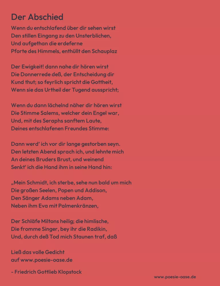 Der Abschied