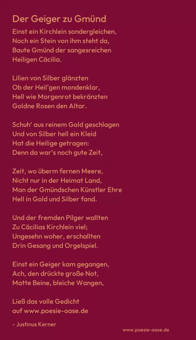 Der Geiger zu Gmünd