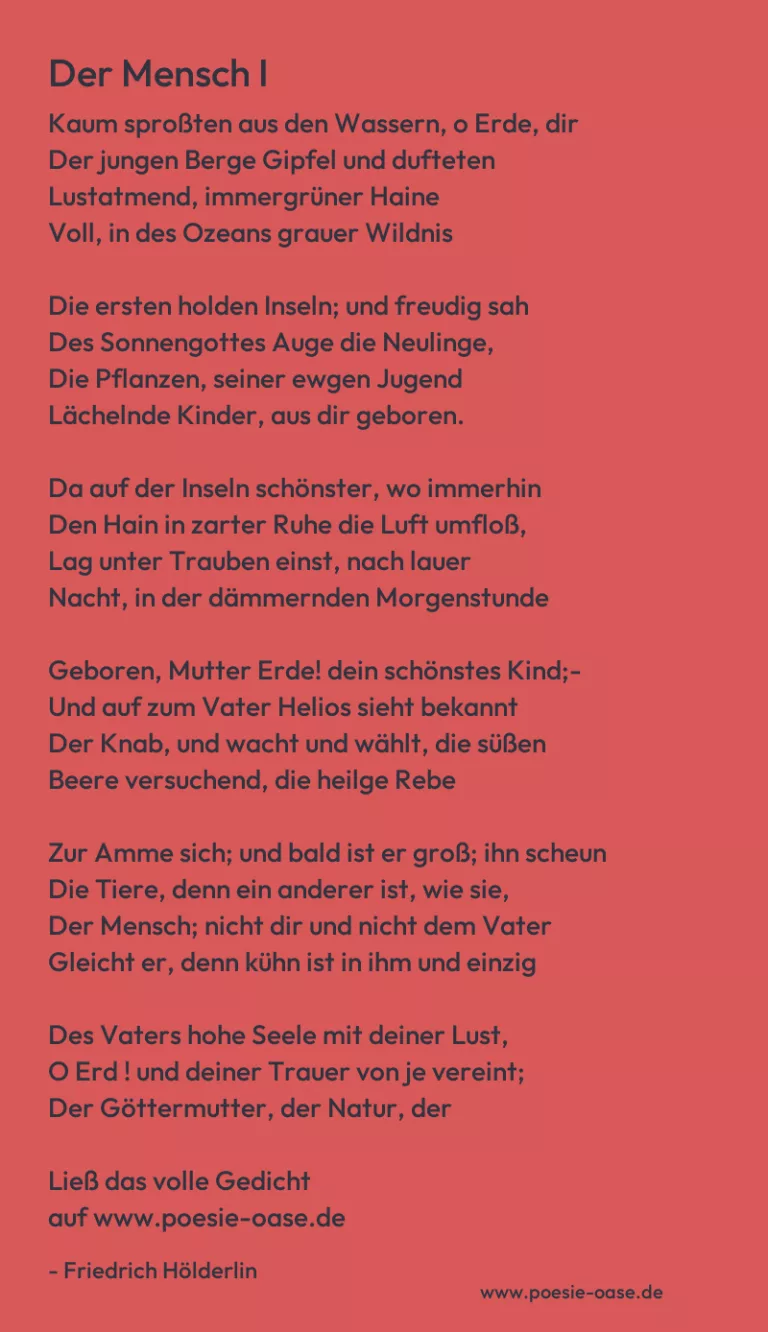 Der Mensch I