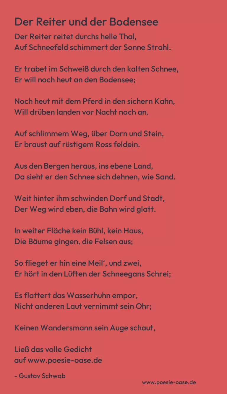 Der Reiter und der Bodensee