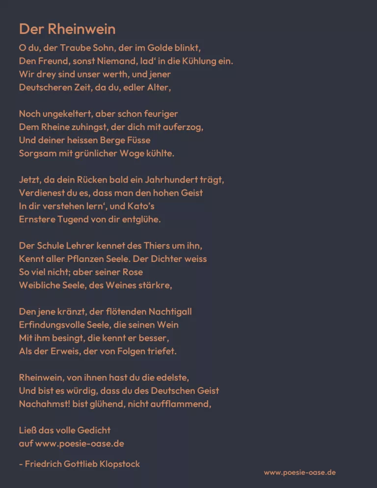 Der Rheinwein