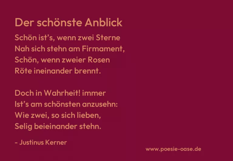 Der schönste Anblick