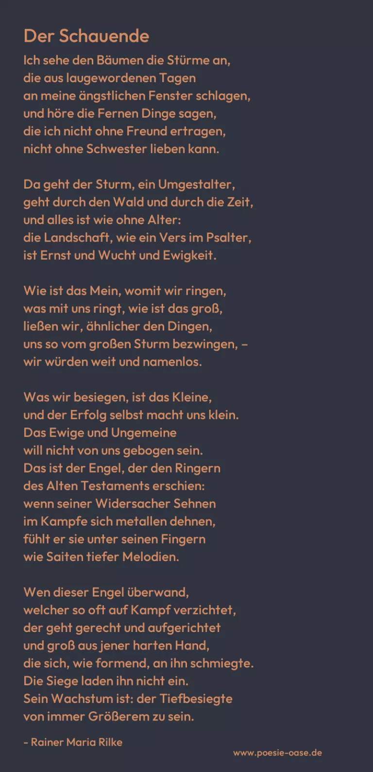 Der Schauende