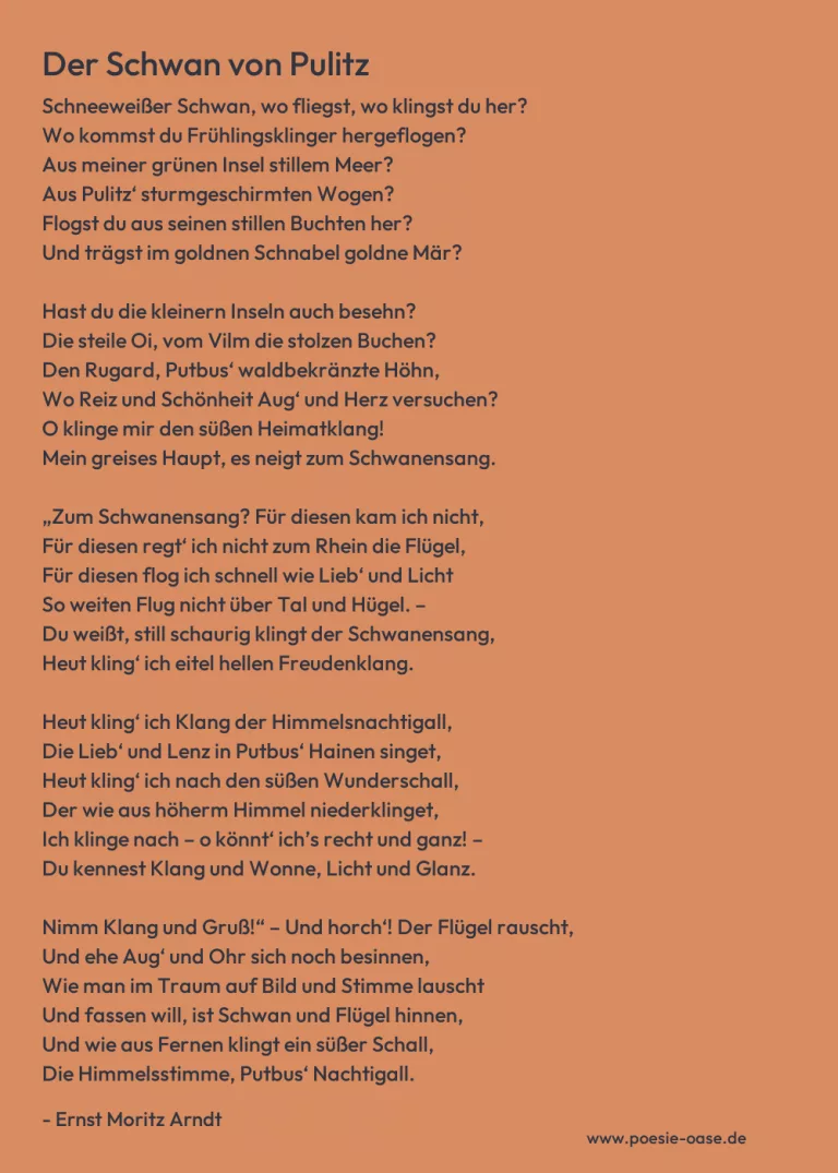 Der Schwan von Pulitz