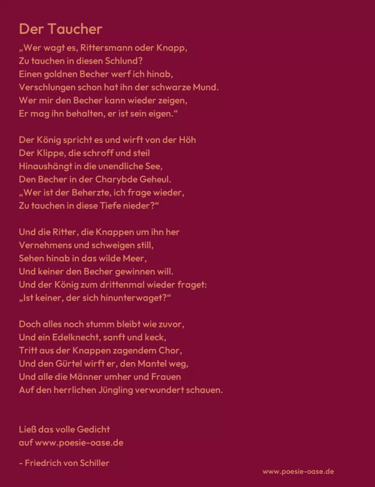 Der Taucher