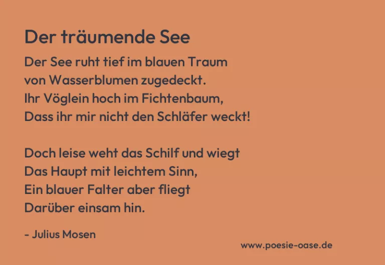 Der träumende See