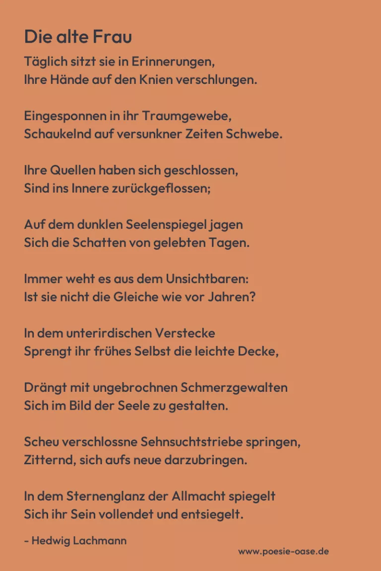 Die alte Frau