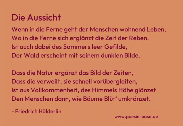 Die Aussicht
