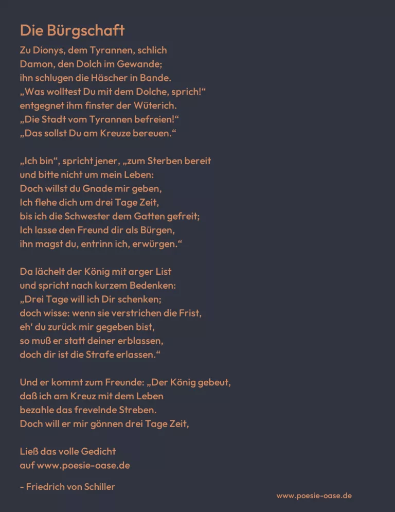 Die Bürgschaft