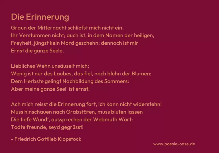 Die Erinnerung