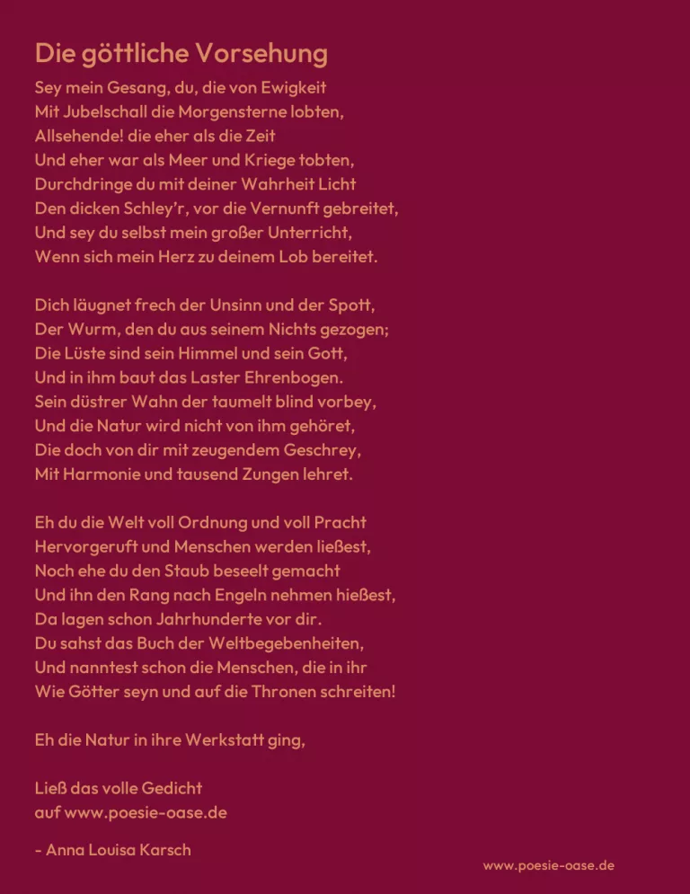 Die göttliche Vorsehung