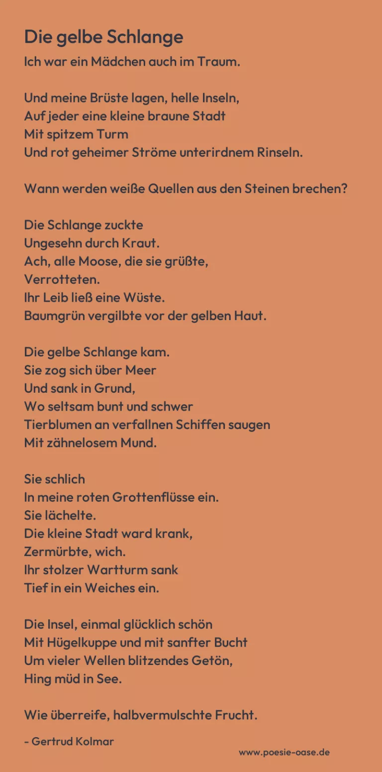 Die gelbe Schlange