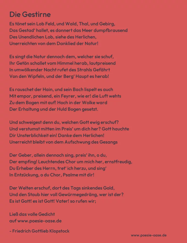 Die Gestirne